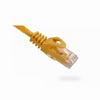 094-812/2YL Vertical Cable 24 AWG 4 Unshielded Twisted Pair Stranded Bare Copper CM Non-Plenum Cat6 Cable - 2ft Patch Cord - Yellow