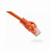 094-835/7OR Vertical Cable 24 AWG 4 Unshielded Twisted Pair Stranded Bare Copper CM Non-Plenum Cat6 Cable - 7ft Patch Cord - Orange