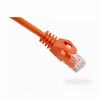 094-853/14OR Vertical Cable 24 AWG 4 Unshielded Twisted Pair Stranded Bare Copper CM Non-Plenum Cat6 Cable - 14ft Patch Cord - Orange