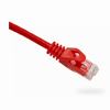 094-855/14RD Vertical Cable 24 AWG 4 Unshielded Twisted Pair Stranded Bare Copper CM Non-Plenum Cat6 Cable - 14ft Patch Cord - Red