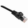 094-876/50BK Vertical Cable 24 AWG 4 Unshielded Twisted Pair Stranded Bare Copper CM Non-Plenum Cat6 Cable 50ft Patch Cord - Black