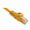 094-884/50YL Vertical Cable 24 AWG 4 Unshielded Twisted Pair Stranded Bare Copper CM Non-Plenum Cat6 Cable 50ft Patch Cord - Yellow