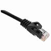 Show product details for 094-894/100BK Vertical Cable 24 AWG 4 Unshielded Twisted Pair Stranded Bare Copper CM Non-Plenum Cat6 Cable 100ft Patch Cord - Black