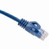 094-895/100BL Vertical Cable 24 AWG 4 Unshielded Twisted Pair Stranded Bare Copper CM Non-Plenum Cat6 Cable 100ft Patch Cord - Blue