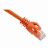 094-898/100OR Vertical Cable 24 AWG 4 Unshielded Twisted Pair Stranded Bare Copper CM Non-Plenum Cat6 Cable 100ft Patch Cord - Orange