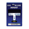 1000600 Potter RMS-1T SPST Pull Station - Blue - DOOR RELEASE