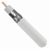 107-2312/WH Vertical Cable 18 AWG Shielded Solid Copper Clad Steel CL2/CM Non-Plenum RG6 Coax Cable - 1000' Pull Box - White