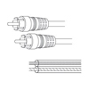 Vanco RCA Male Plug to RCA Male Plug Cable