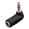 Vanco 3.5 mm Stereo Plug to Right Angle 3.5 mm Stereo Jack Adapter