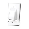 120617 Vanco Hinged Bulk Cable Wall Plate - White