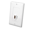 120910X Vanco Wall Plates Slim HDMI with Extended White