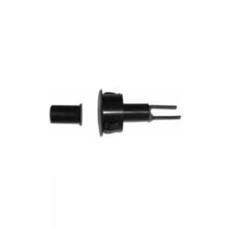 120T-12-BL GRI 3/4" Diameter Closed Recessed Magnetic Contact 1/2" Gap with 12" Lead - Black - MIN QTY 10