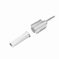 1277-N Interlogix Recessed Wing Fit Contact w/Wire Leads 3/8" Diameter SPDT White 1/2" Gap Size. Single Pole-Double Throw
