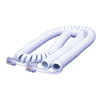Show product details for 130041X Vanco Cord Coil Handset Modular 12ft Ivory