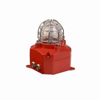 1430571 Potter E2 D2xB1LD2 Haz Loc LED Beacon Warning Light 24VDC - Red Enclosure - Clear Lens