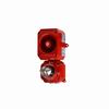 1430573-1 Potter E2 D2xC2LD3 Horn & LED Synchronized UL464 & UL1971 - Red Enclosure - Clear Lens