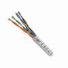 156-208/P/WH Vertical Cable 24 AWG 4 Unshielded Twisted Pair Solid Bare Copper CMP Plenum Cat5e Cable - 1000' Pull Box - White