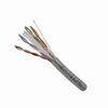 161-104/GY Vertical Cable 23 AWG 4 Unshielded Twisted Pair Solid Bare Copper CMR Non-Plenum Cat6 Cable - 1000' Pull Box - Gray