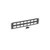 1902-1-002-02 Kendall Howard 2U Cable Routing Blank