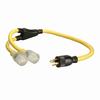 19248802 Southwire Tools and Equipment 12/4 STOW 3' Generator Cord