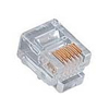 20-5702 Datacomm RJ12 Molded Plug for Round Cable 6 Conductor - Pack of 100