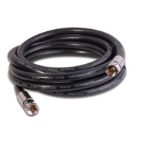 200-007-12 Vanco Cable RG6Q Compression 12 ft Black