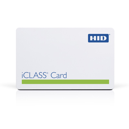 2000PGGMN-100 HID iCLASS Contactless Smart Card Direct Print - 2k Bit with 2 Areas - Pack of 100