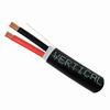 209-2328/BK Vertical Cable 18 AWG 2 Conductors Stranded Bare Copper CMR/CL3 Non-Plenum Audio Cable - 500' Pull Box - Black