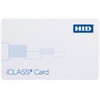 Show product details for 2100PG1SV-100 HID 210 iClass Card 2k Bits (256 Bytes) with 2 Application Areas Programmed iCLASS Plain White with Gloss Finish Plain White with Gloss Finish with Magnetic Stripe Back Sequential Internal/Sequential Non-Matching External Inkjetted Numbers Vertical Slot Punch - 100 Pack