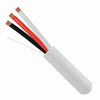211-183ST/WH Vertical Cable 18 AWG 3 Conductors Unshielded Stranded Bare Copper Non-Plenum Alarm Security Cable - 1000' Pull Box - White
