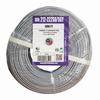 212-222SO/5GY Vertical Cable 22 AWG 2 Conductors Unshielded Solid Bare Copper CM/CL2 Non-Plenum Alarm Security Cable - 500' Coil Pack - Gray