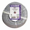 212-222ST/5GY Vertical Cable 22 AWG 2 Conductors Unshielded Stranded Bare Copper CM/CL2 Non-Plenum Alarm Security Cable - 500' Coil Pack - Gray