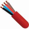 216-164/P/RD Vertical Cable 16 AWG 4 Unshielded Solid Bare Copper Plenum Alarm Cable - 1000' Spool - Red