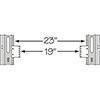 23-19-2 Middle Atlantic 2 Space Reducer, 23" to 19" for Enclosures