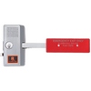250X28WP Alarm Lock Weather-Resistant Alarmed Panic Lock - Paddle - Clear Anodized Aluminum Finish
