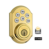 99100-004 Linear Z-Wave Kwikset Door Lock - Deadbolt - Solid Brass