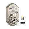 99100-005 Linear Z-Wave Kwikset Door Lock - Deadbolt - Satin Nickle