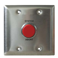 3001000 Potter ABORT Red Button Abort Switch For PFC-4410-RC