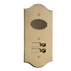 3022/2/RI Comelit Entrance Panel with Audio + 22 Button on 2 Rows (Brass) - Roma/iKall Series