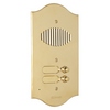 3036/4/RI Comelit Entrance Panel with Audio + 36 Button on 4 Rows (Brass) - Roma/iKall Series