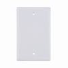 304-J2630/0P/WH Vertical Cable Keystone Wall Plate, 0 Port - White