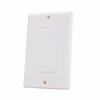 308-603D/0P/WH Vertical Cable Keystone Wall Plate, 0-Port, Decora Style
