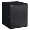 3131-3-001-15 Kendall Howard 15U Linier Solid Door Swing-out Wall Mount Cabinet - Black Finish - 23.5"W x 29.38"H x 25.99"D