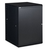 3131-3-001-18 Kendall Howard 18U Linier Solid Door Swing-out Wall Mount Cabinet - Black Finish - 23.5"W x 34.63"H x 25.99"D