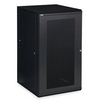 3132-3-001-22 Kendall Howard 22U Linier Swing-out Vented Door Wall Mount Cabinet - Black Finish - 23.5"W x 41.63"H x 25.99"D