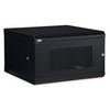 3142-3-001-06 Kendall Howard 6U Linier Vented Door Fixed Wall Mount Cabinet - Black Finish - 23.5"W x 13.63"H x 22.86"D