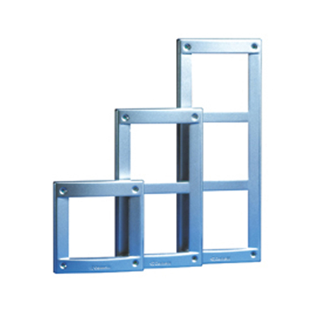 3161/1A Comelit Module-holder frame for Vandalcom single module entrance panel -stainless steel color