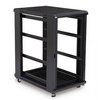 3170-3-001-22 Kendall Howard 22U Linier Server Cabinet No Doors/No Side Panels 36" Usable Depth - Black Finish - 24"W x 45.5"H x 37.72"D