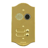 3220-2-R Comelit ROMA series brass video entrance panel with 20 push-buttons on 2 rows. Preset for Powercom audio/video module