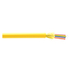 33-012-76K-RYNOOP-1000 Remee 12 Fiber Tight-Buffered Singlemode OFNP Plenum Distribution Fiber Optic Cable - 1000' Spool - Yellow